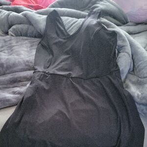 Black Sleeveless active Dress